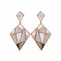Georgina Mosaic Diamond and Mother-of-Pearl Earrings