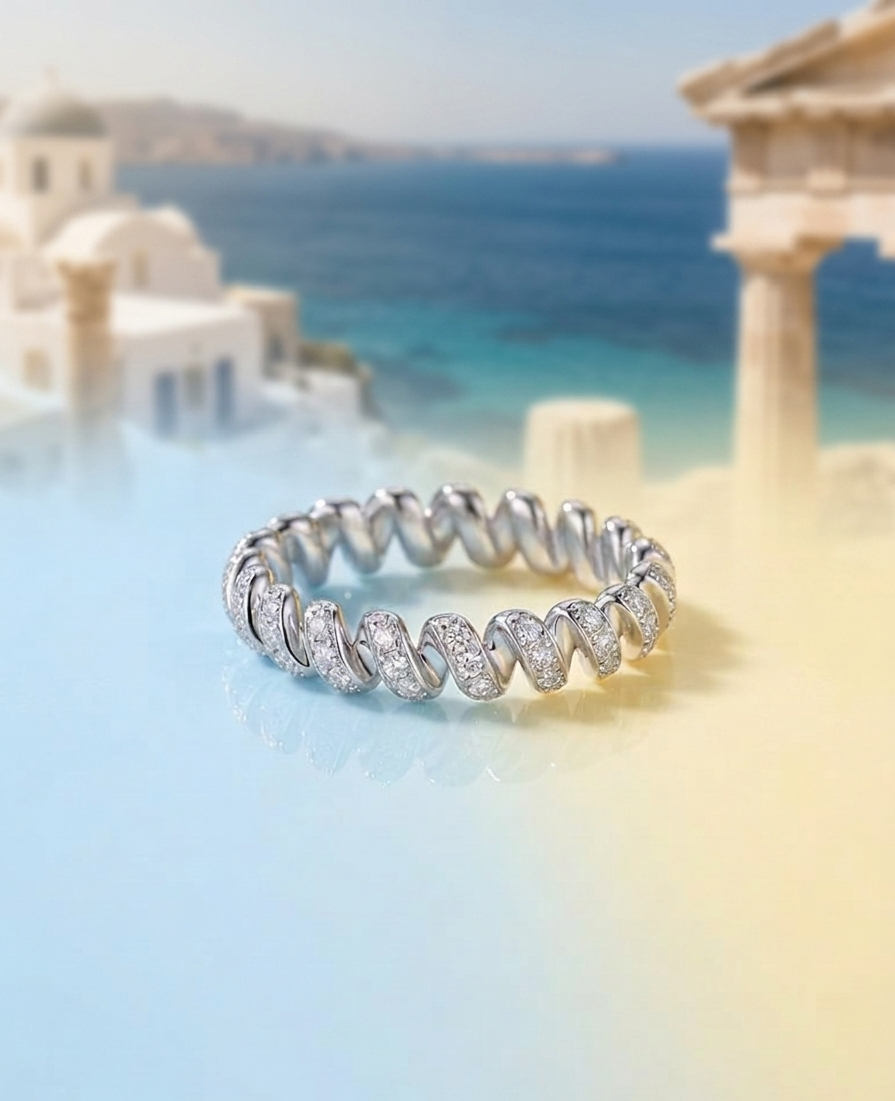 Tressé Diamond Ring