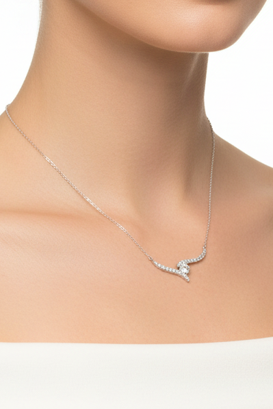 Celestial Guardian Star Diamond Necklace