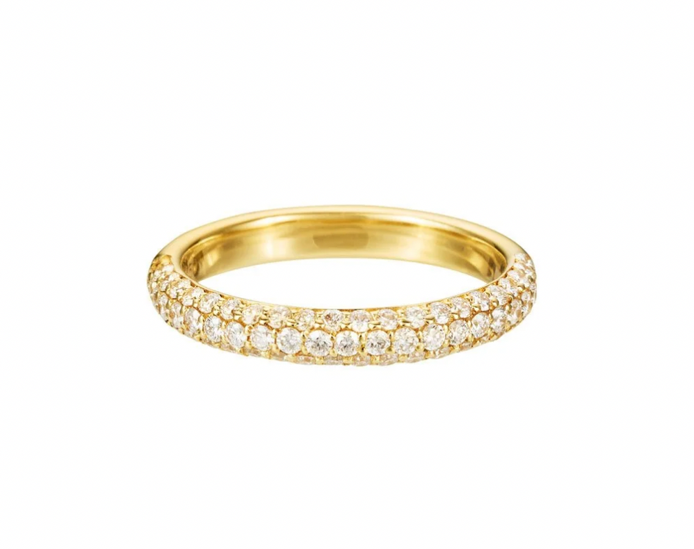 Eveline Half Diamond Ring