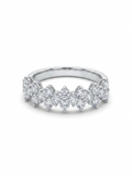 Icy Petal Diamond Ring