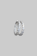 Eternelle Diamond Hoop Earrings