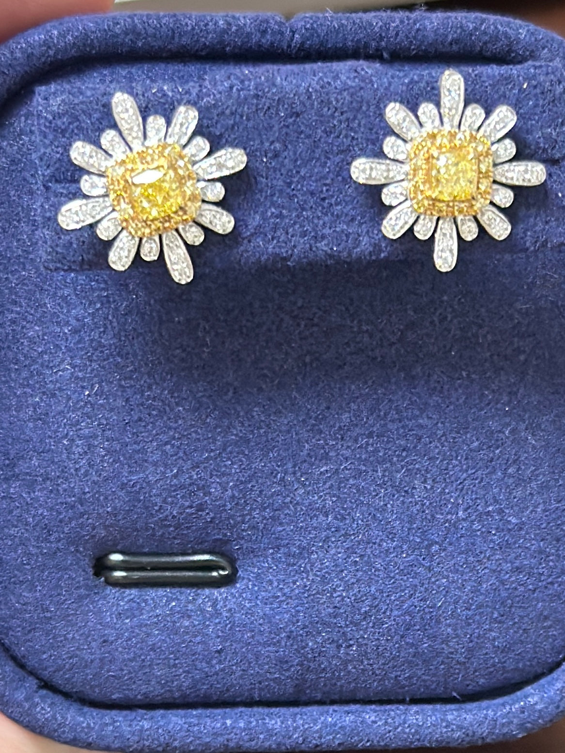 Tuscan Sun Yellow Diamond Earrings