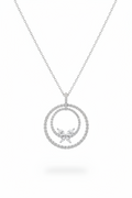 Gardenia Butterfly Diamond Necklace- Luxury Edition