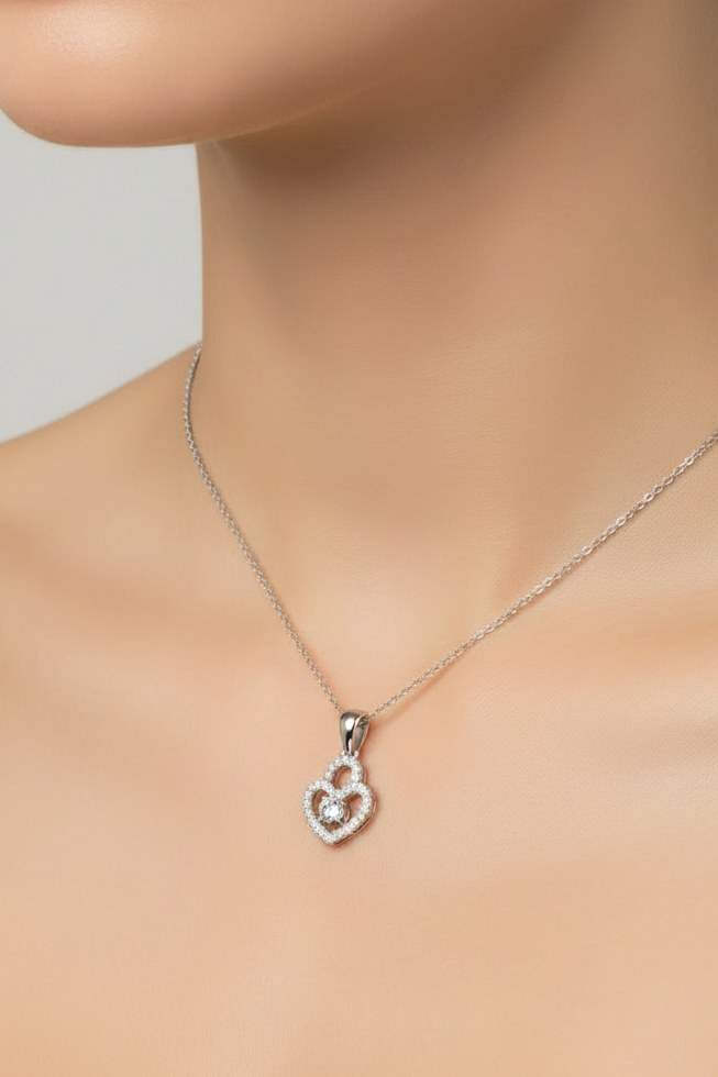 Love Lock Diamond Necklace
