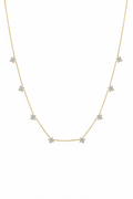 Fortuna Clover Petite Diamond Necklace