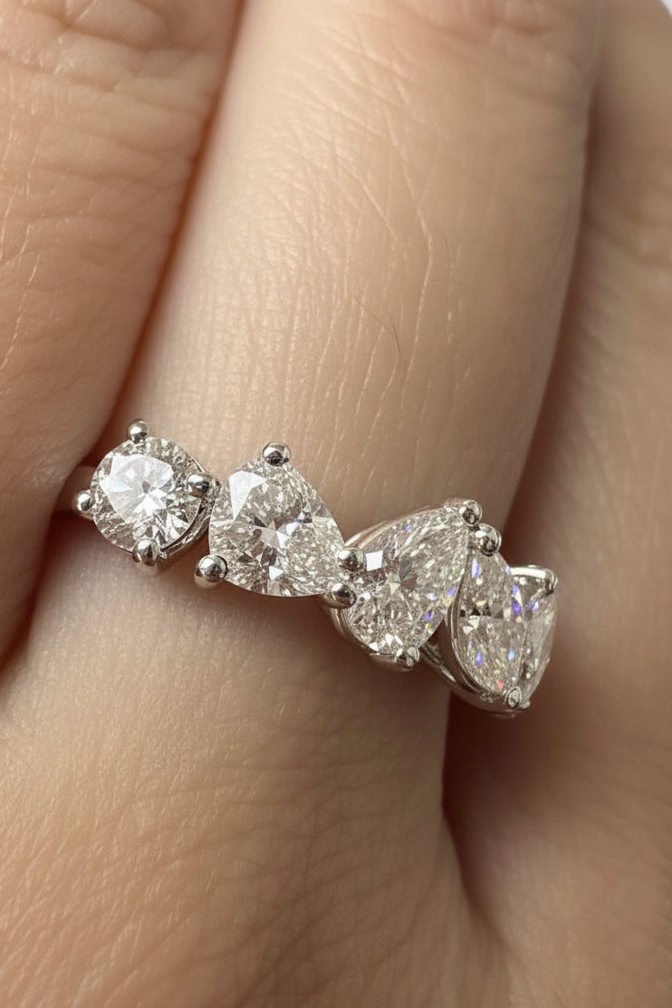 Multi-Shape Diamond Ring