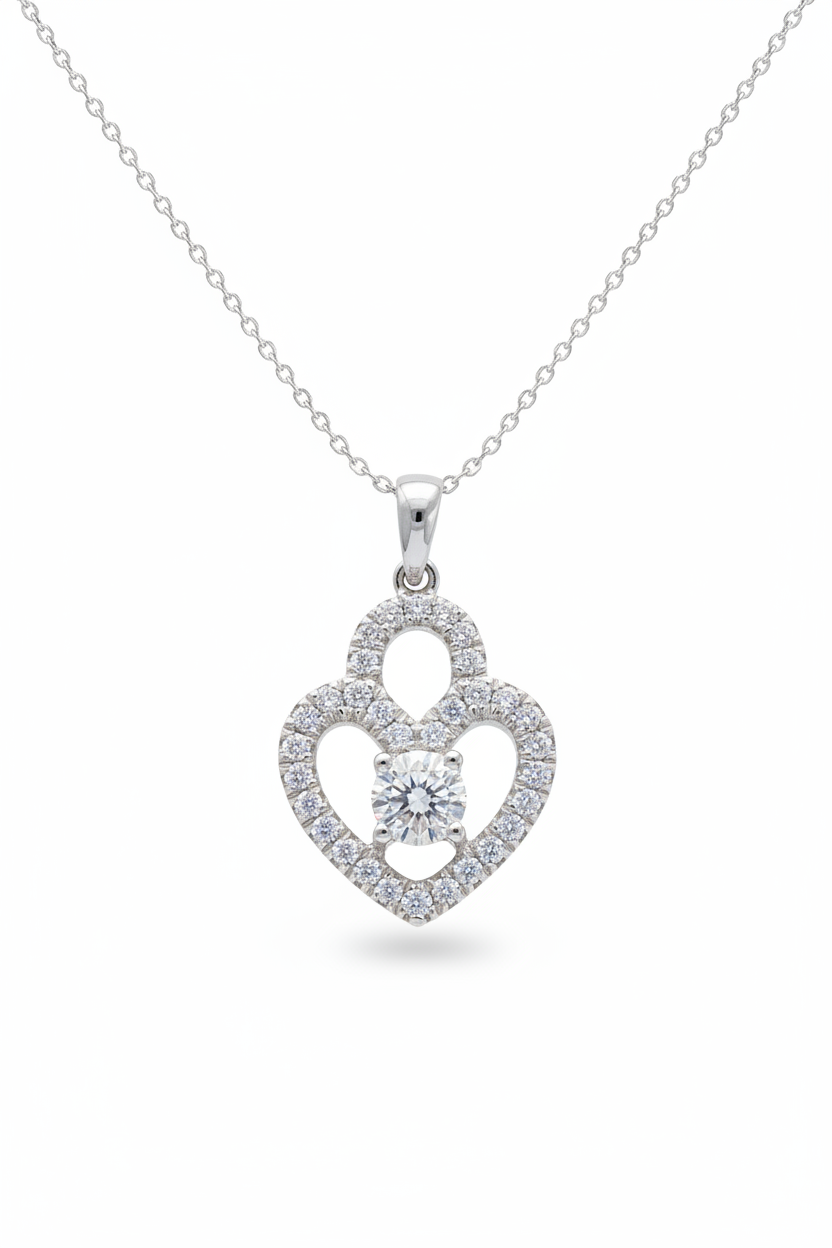 Love Lock Diamond Necklace