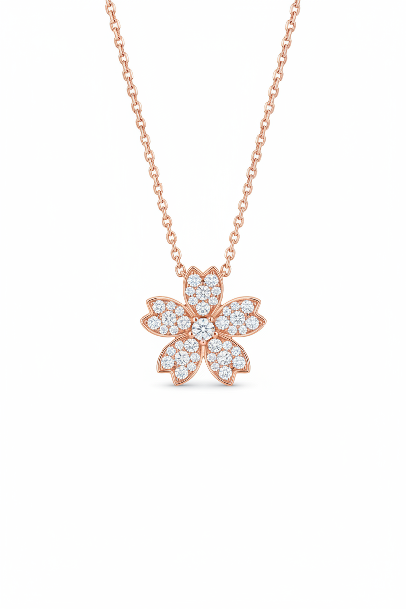 Aura Bloom Diamond Necklace