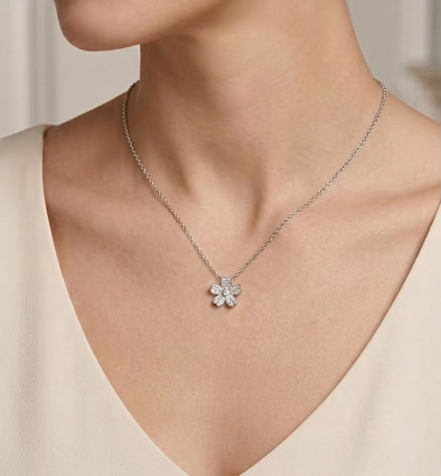 Aura Bloom Diamond Necklace