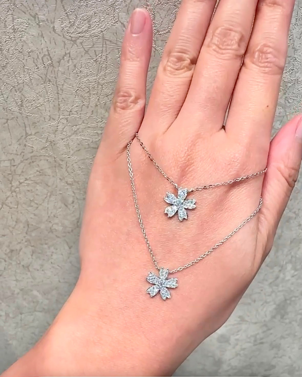 Aura Bloom Diamond Necklace