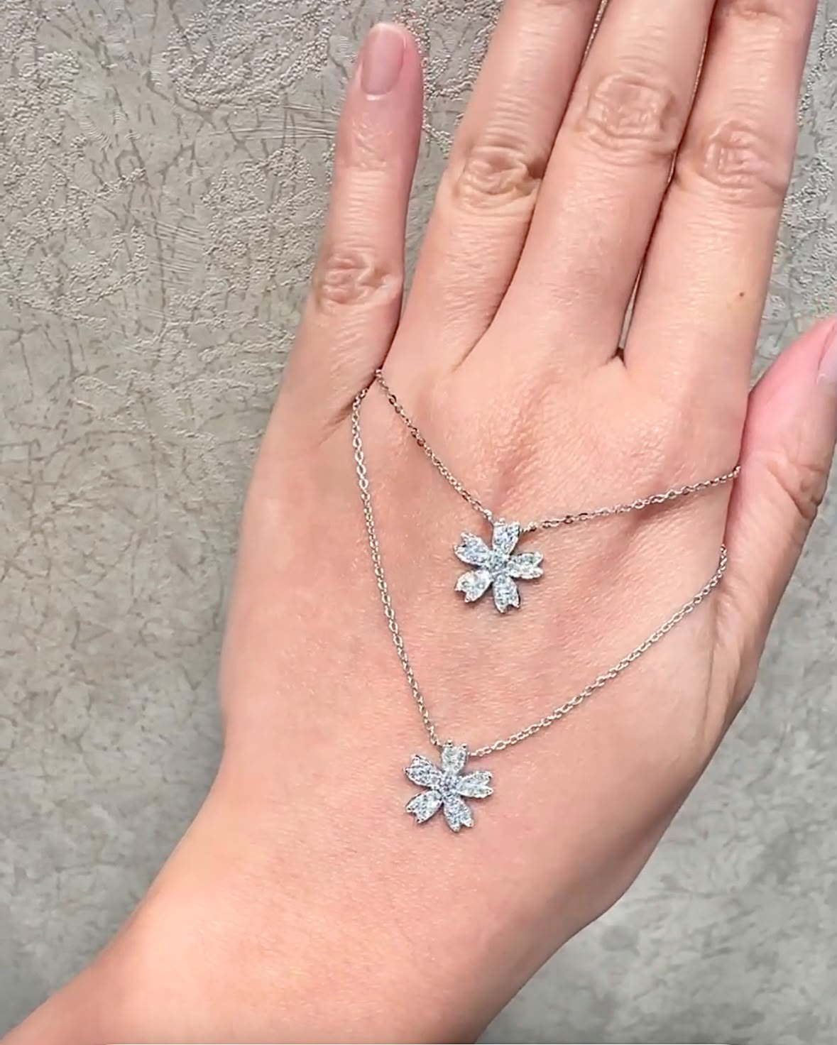 Aura Bloom Diamond Necklace