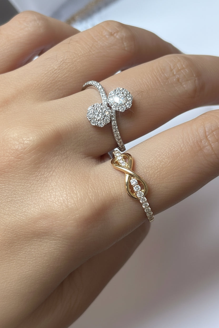 Celestial Bypass Diamond Ring