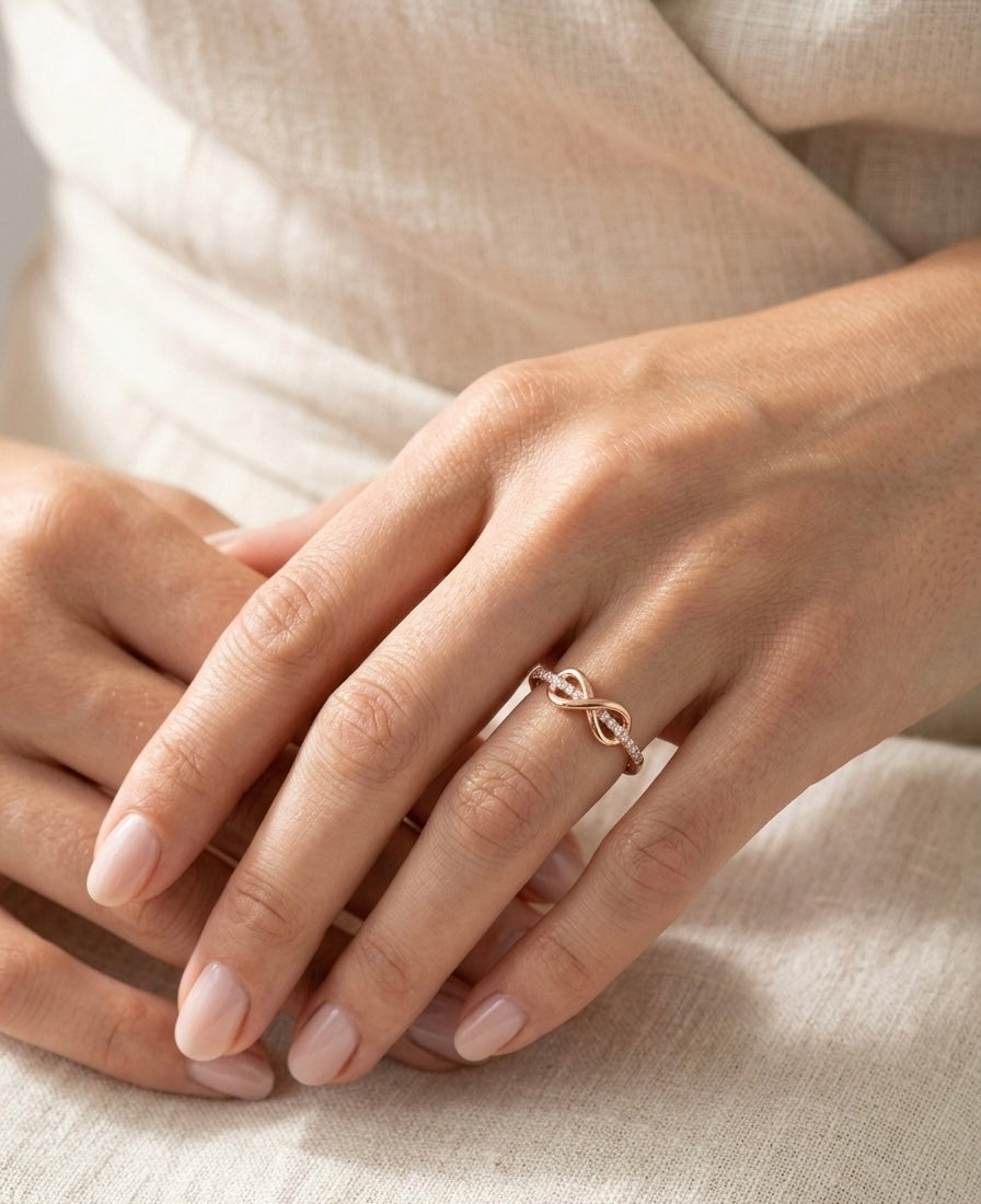 Love Enchanted Ribbon Diamond Ring