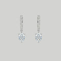 Aris Pear-shaped Diamond Hanging Earrings