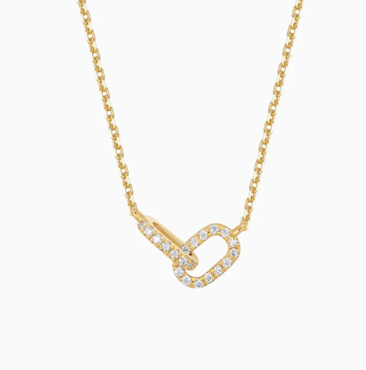 Love Lock Diamond Pendant
