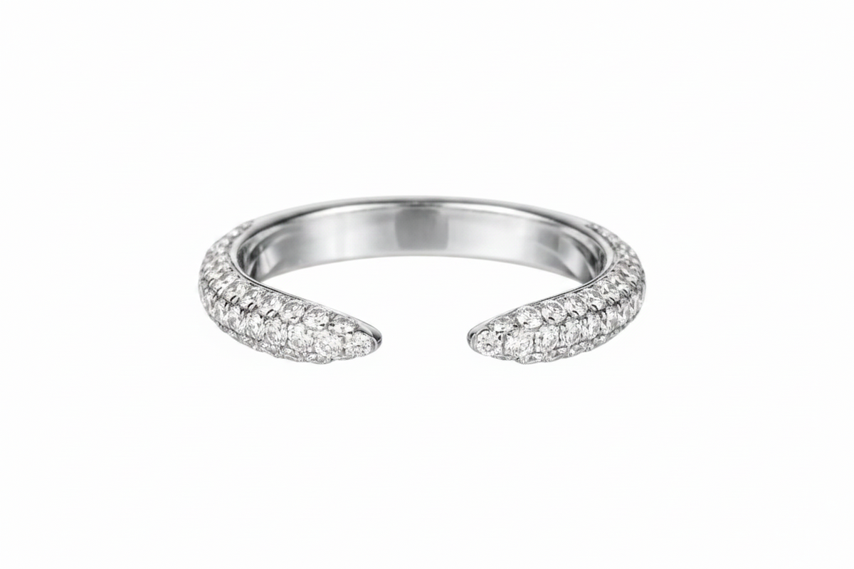 Eveline Diamond Open Ring