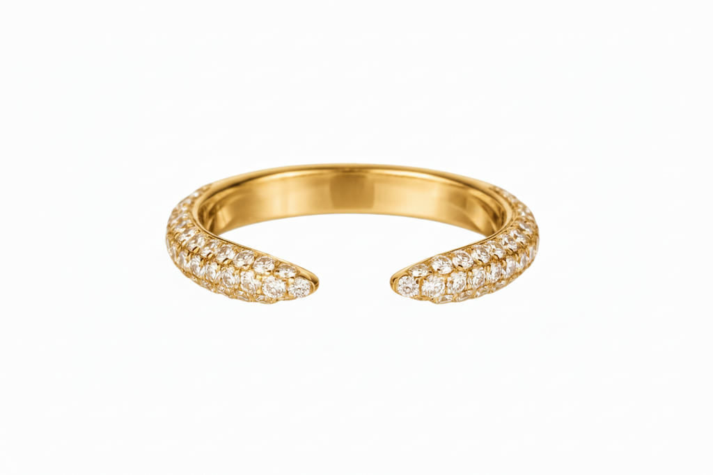 Eveline Diamond Open Ring