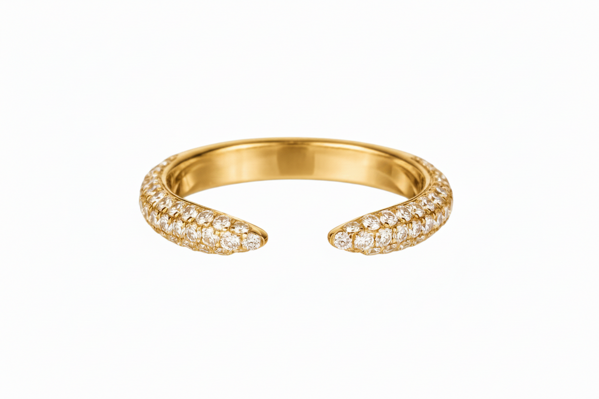 Eveline Diamond Open Ring