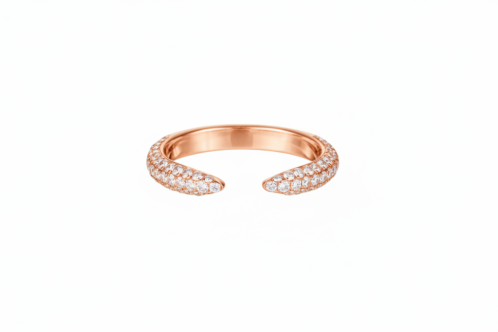 Eveline Diamond Open Ring