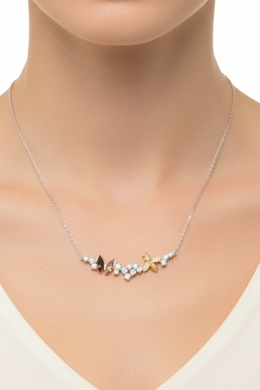 Gardenia Diamond Necklace