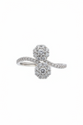 Celestial Bypass Diamond Ring