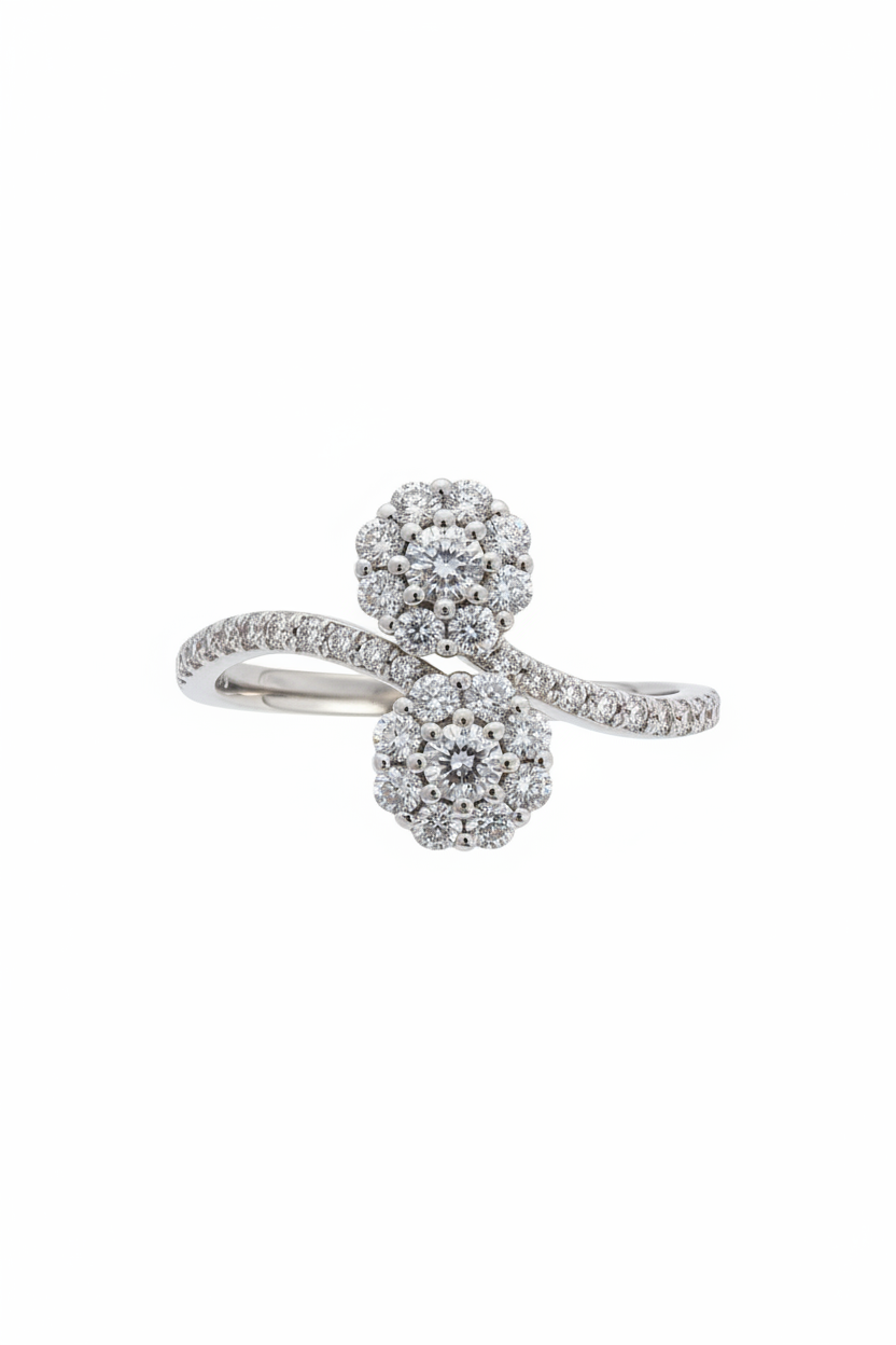 Celestial Bypass Diamond Ring