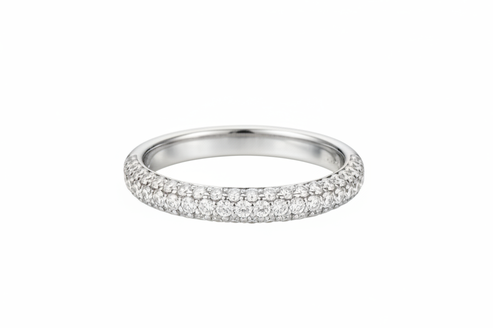 Eveline Half Diamond Ring