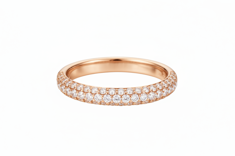 Eveline Half Diamond Ring