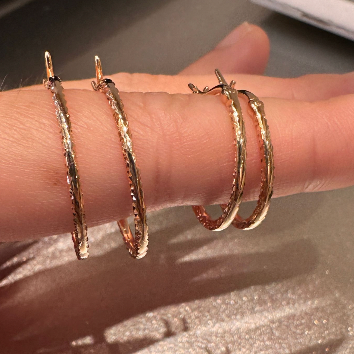 Nieve Craft Hoop Earrings